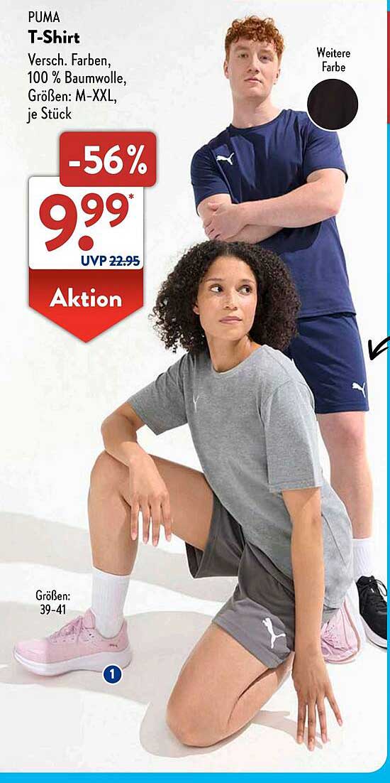 PUMA T-Shirt in verschiedenen Farben und Größen