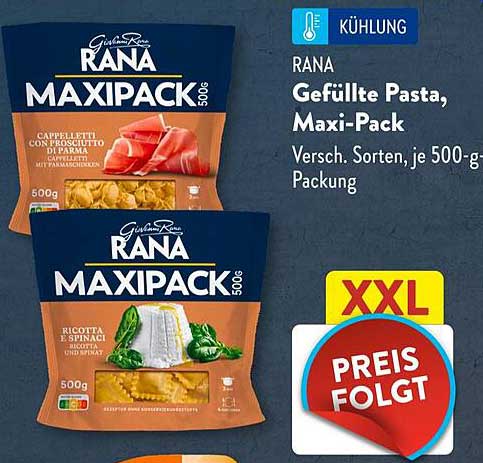 RANA Gefüllte Pasta, Maxi-Pack 500g