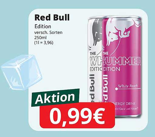 Red Bull Edition 250ml - White Peach