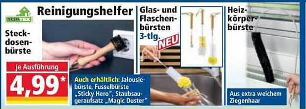 Reinigungshelfer - Steckdosenbürste