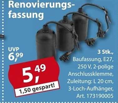 Renovierungsfassung 3er Set