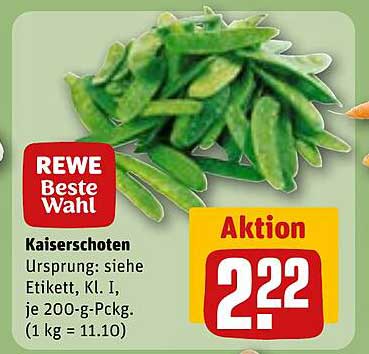 REWE Beste Wahl Kaiserschoten