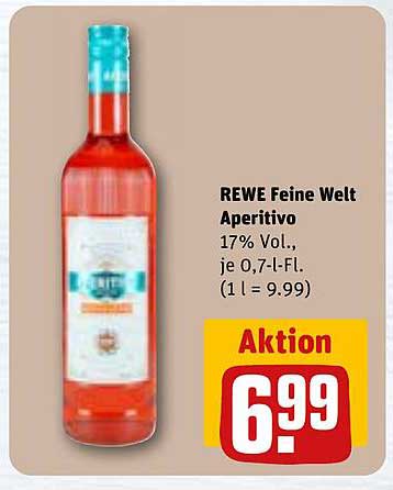 REWE Feine Welt Aperitivo 17% Vol., je 0,7-l-Fl.