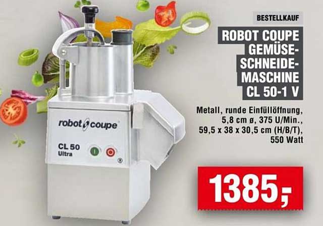 ROBOT COUPE GEMÜSE-SCHNEIDE-MASCHINE CL 50-1 V