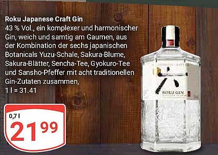 Roku Japanese Craft Gin