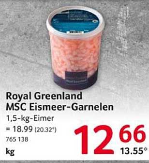 Royal Greenland MSC Eismeer-Garnelen 1,5-kg-Eimer
