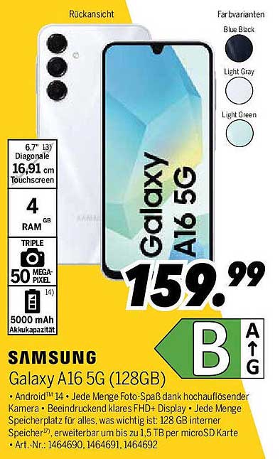Samsung Galaxy A16 5G (128GB)