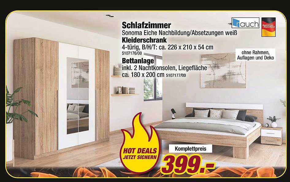 Schlafzimmer-Set Sonoma Eiche Nachbildung