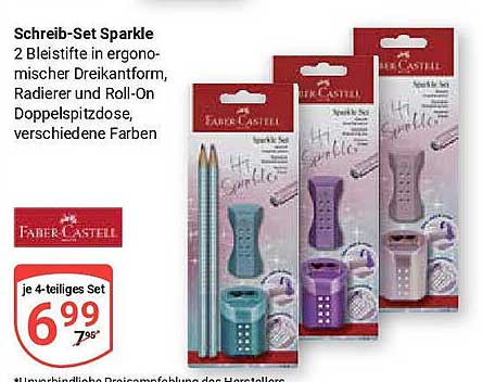 Schreib-Set Sparkle von Faber-Castell
