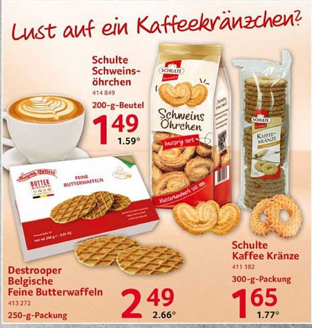 Schulte Schweinsöhrchen 200-g-Beutel