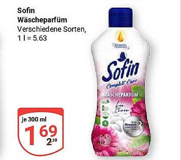 Sofin Weichspüler 300 ml – Vielfältige Sorten