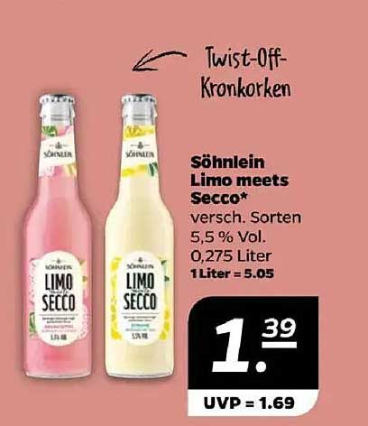 Söhnelein Limo meets Secco - Erfrischender Genuss
