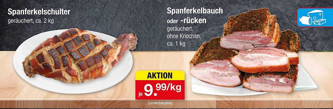 Spanferkel-Schulter oder -bauch - Jetzt zugreifen!