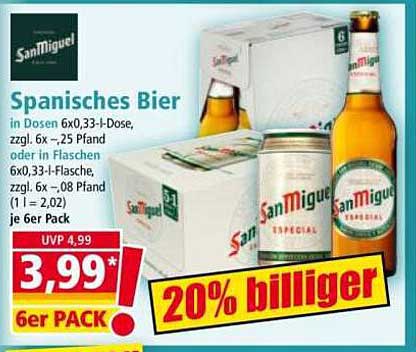 Spanisches Bier 6er Pack