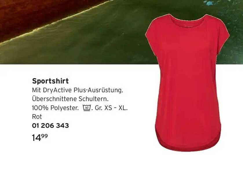 Sportshirt mit DryActive Plus-Ausrüstung