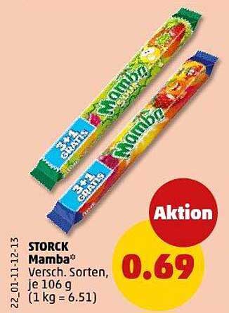 STORCK Mamba* Versch. Sorten, je 106 g
