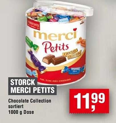 STORCK MERCI PETITS Chocolate Collection 1000 g Dose