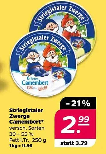 Striegistaler Zwerge Camembert, 250 g