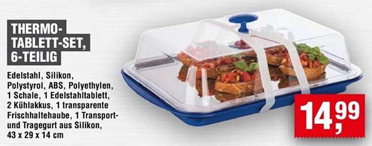 THERMO-TABLETT-SET, 6-TEILIG