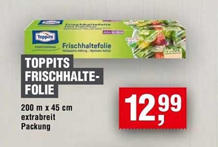 TOPPITS FRISCHHALTE-FOLIE 200 m x 45 cm