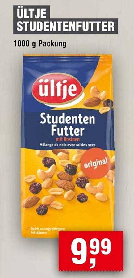 ÜLTJE Studentenfutter 1000 g Packung