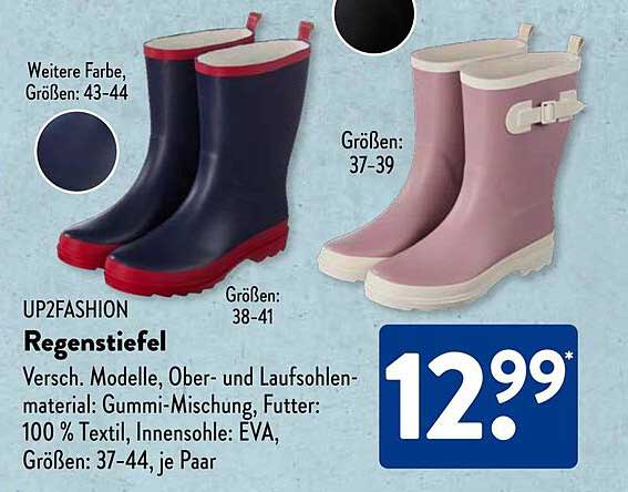 UP2FASHION Regenstiefel