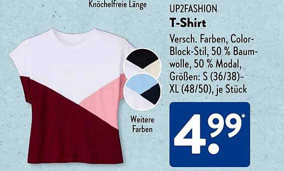 UP2FASHION T-Shirt in verschiedenen Farben und Größen