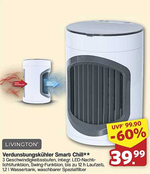Verdunstungskühler Smart Chill von Livington
