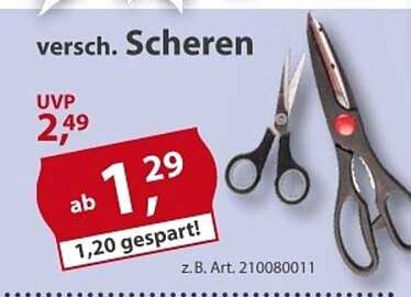 Verschiedene Scheren - ab 1,29 €