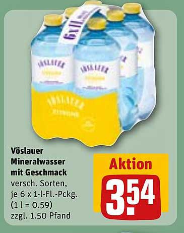 Vöslauer Mineralwasser mit Geschmack – Aktion
