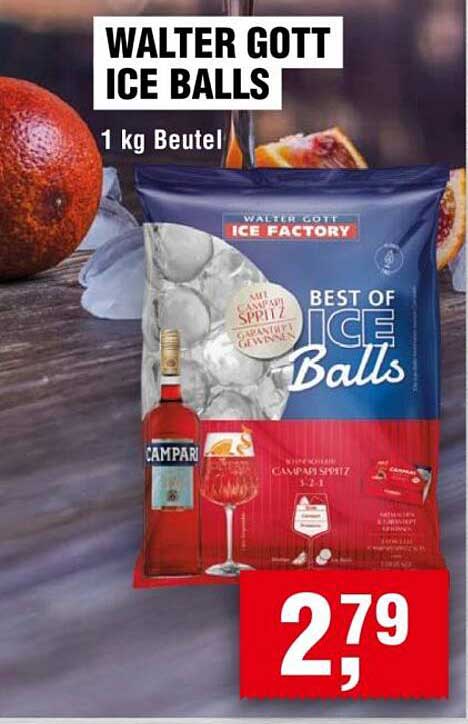 WALTER GOTT ICE BALLS 1 kg Beutel