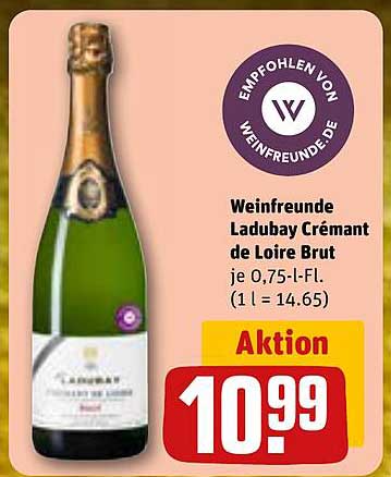 Weinfreunde Ladubay Crémant de Loire Brut 0,75-l-Fl.