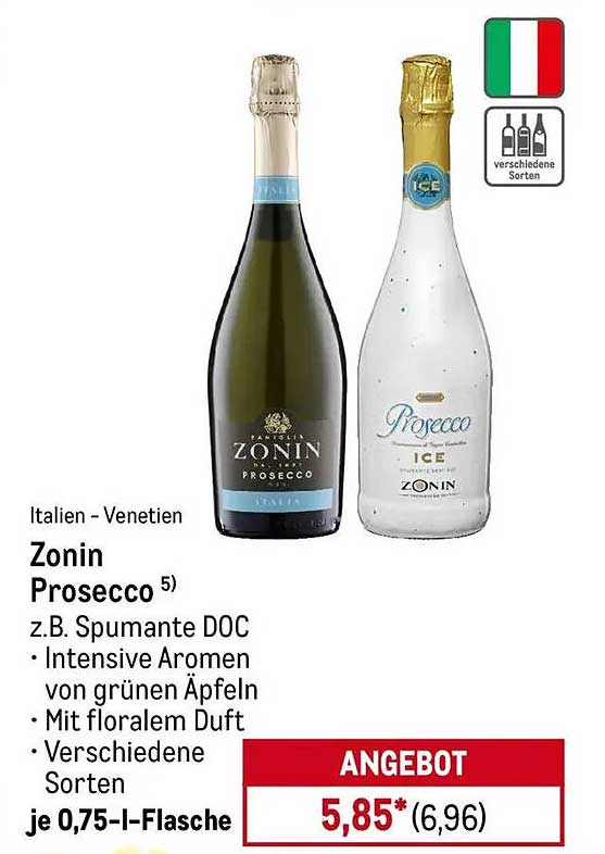Zonin Prosecco 0,75 l