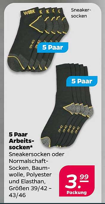 5 Paar Arbeitssocken*