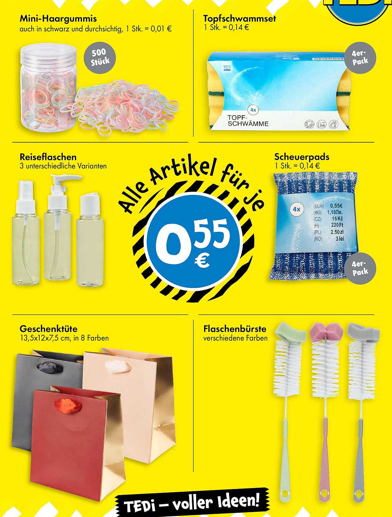 Alle Artikel für je 0,55 €