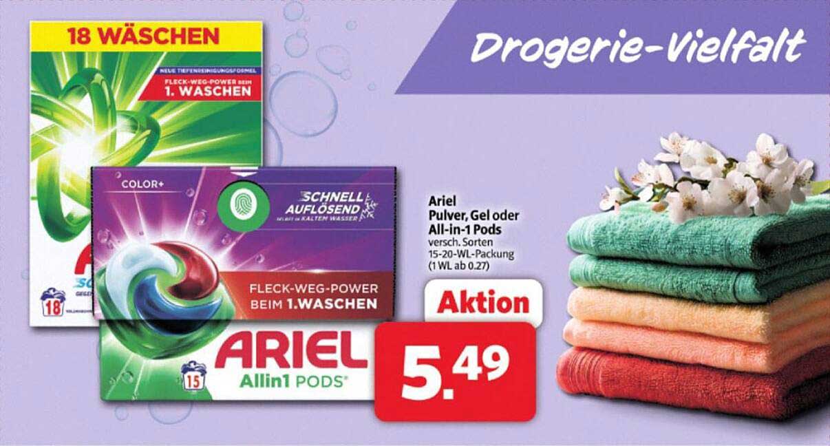 Ariel All-in-1 Pods 15 Stück