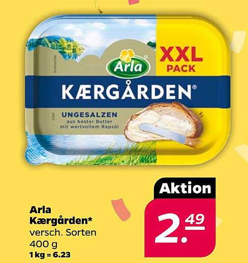 Arla Kærgården ungesalzen 400 g