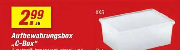 Aufbewahrungsbox "C-Box"
