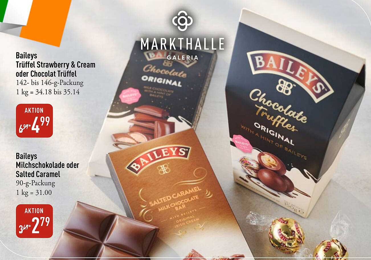 Baileys Trüffel Strawberry & Cream oder Chocolat Trüffel