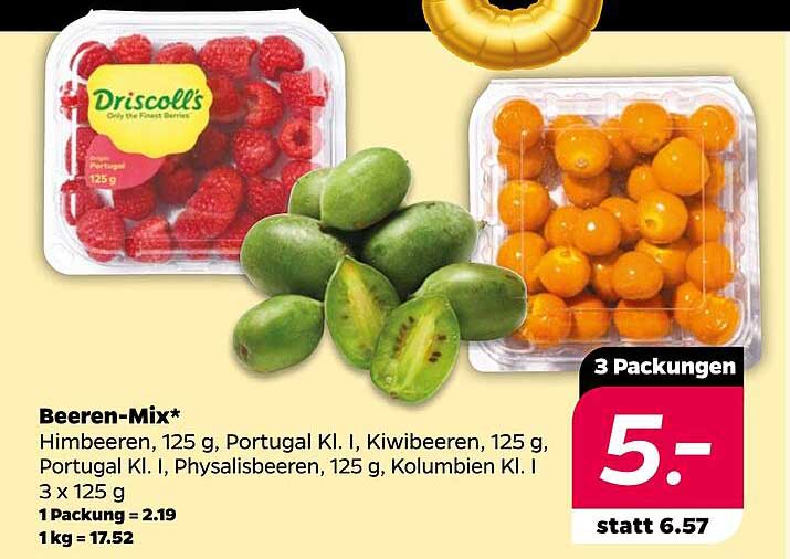 Beeren-Mix – 3 Packungen für nur 5,- statt 6,57