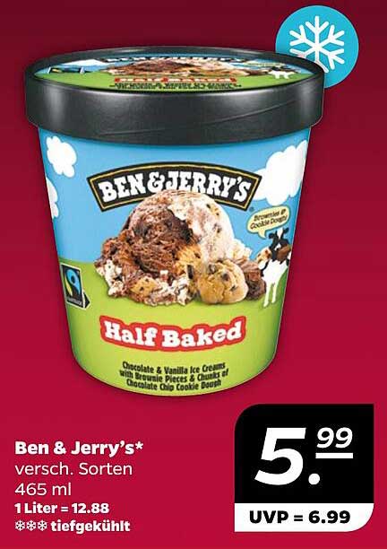 Ben & Jerry's Half Baked 465 ml