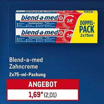 Blend-a-med Zahnpasta 2x75 ml - Doppelpack