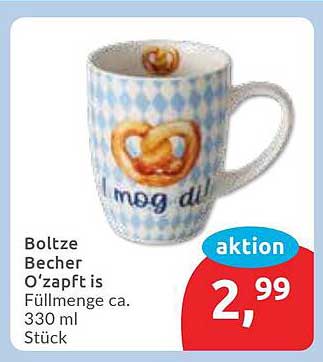 Bolzze Becher O’zapft is - Füllmenge ca. 330 ml