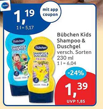 Bübchen Kids Shampoo & Duschgel 230 ml - Verschiedene Sorten