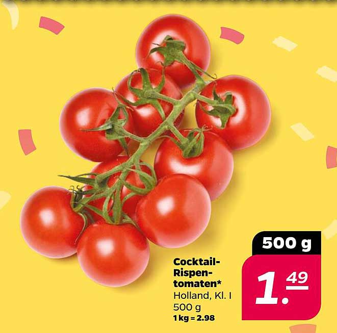 Cocktail-Rispentomaten* Holland, Kl. I 500 g