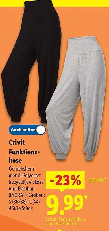 Crivit Funktionshose - Jetzt im Angebot!