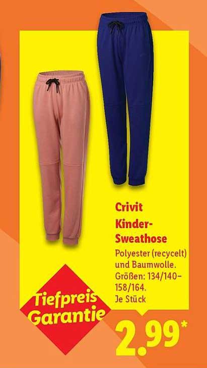Crivit Kinder-Sweatose