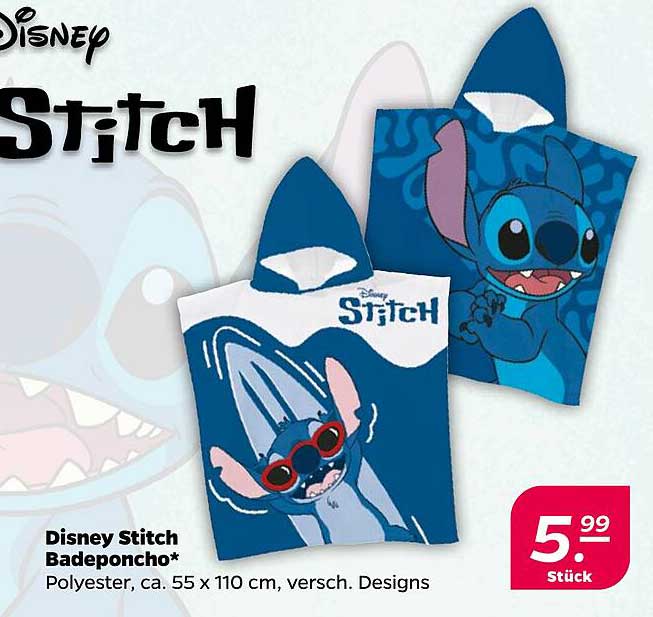 Disney Stitch Badeponcho