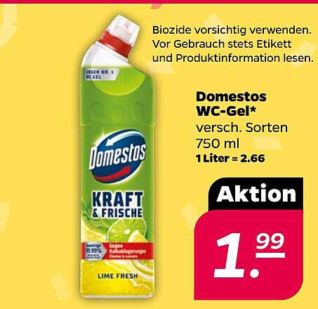 Domestos WC-Gel - Kraft & Frische in verschiedenen Sorten 750 ml