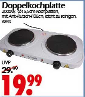 Doppelkochplatte